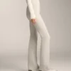Pantalon évasé chaud à taille haute avec poches Pantalon évasé chaud à taille haute avec poches
