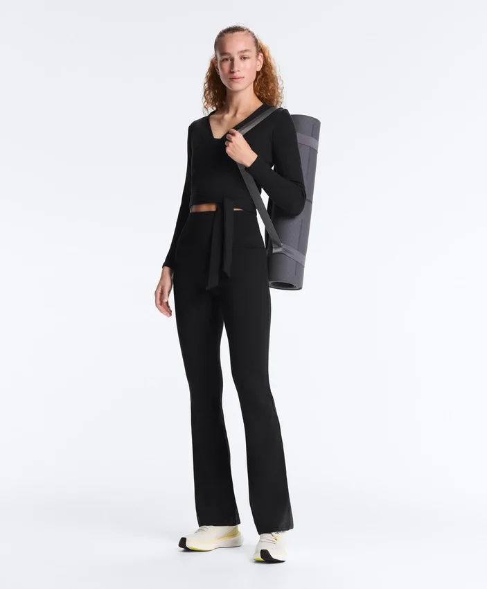 Pantalon évasé Comfortlux à taille très haute Pantalon évasé Comfortlux à taille très haute