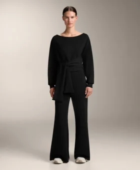 Sweat-shirt noué au toucher Soft Touch en modal