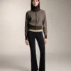 Pantalon évasé extra chaud sans coutures à taille très haute Pantalon évasé extra chaud sans coutures à taille très haute