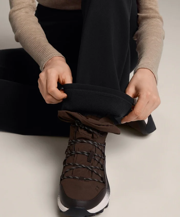 Pantalon évasé extra chaud sans coutures à taille très haute Pantalon évasé extra chaud sans coutures à taille très haute