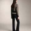 Pantalon évasé extra chaud sans coutures à taille très haute Pantalon évasé extra chaud sans coutures à taille très haute