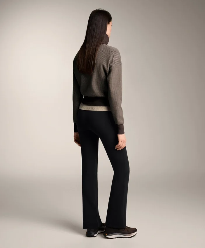 Pantalon évasé extra chaud sans coutures à taille très haute Pantalon évasé extra chaud sans coutures à taille très haute