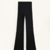 Pantalon évasé extra chaud sans coutures à taille très haute Pantalon évasé extra chaud sans coutures à taille très haute