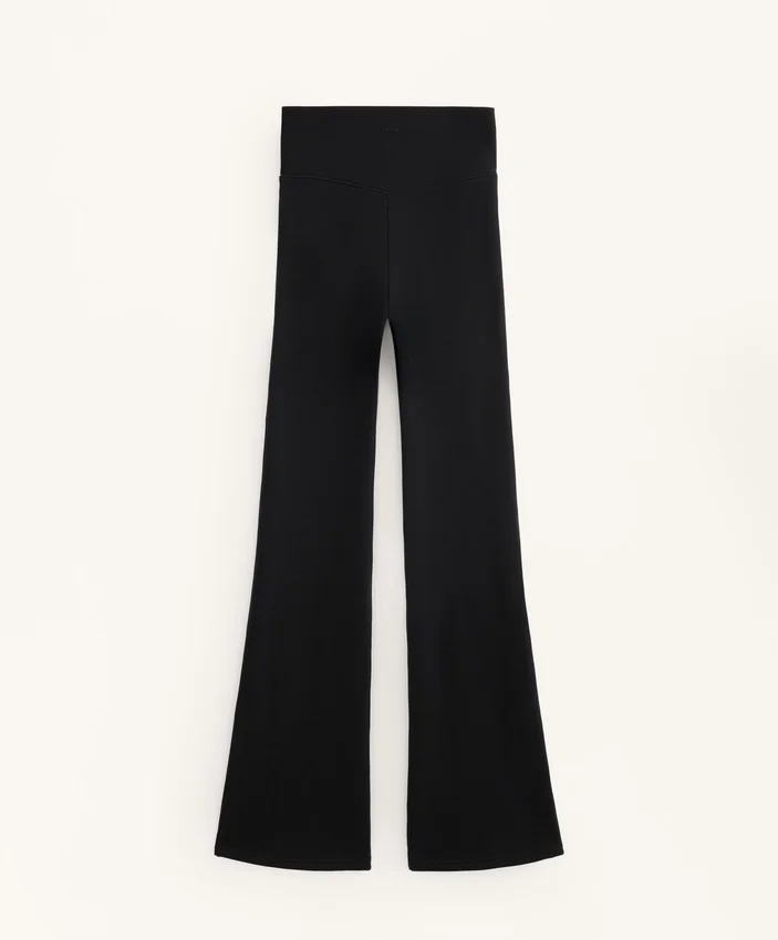 Pantalon évasé extra chaud sans coutures à taille très haute Pantalon évasé extra chaud sans coutures à taille très haute