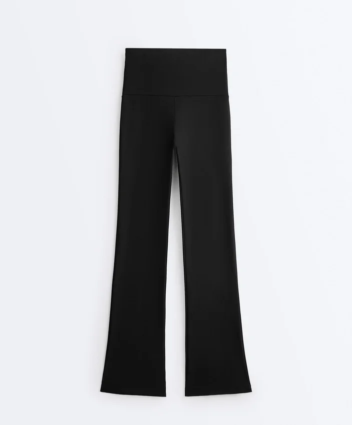 Pantalon évasé à taille haute Comfortlux Pantalon évasé à taille haute Comfortlux