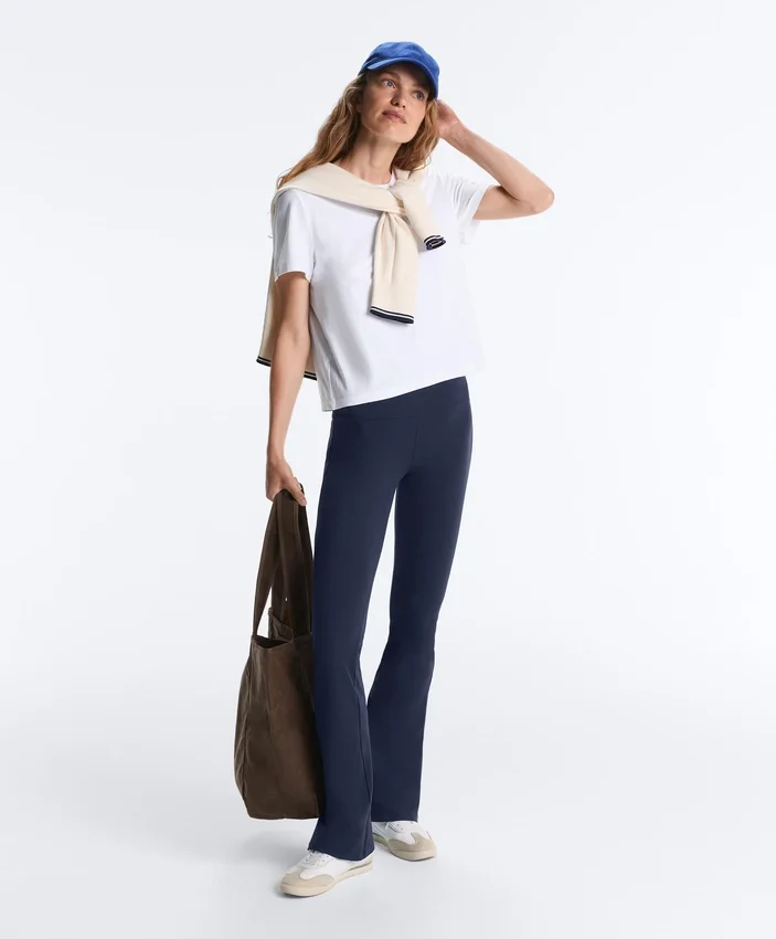 Pantalon évasé à taille haute Comfortlux Pantalon évasé à taille haute Comfortlux