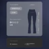 Pantalon évasé à taille haute Comfortlux Pantalon évasé à taille haute Comfortlux