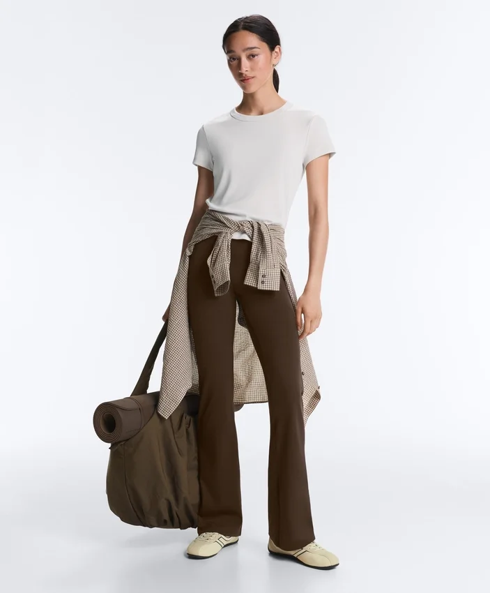 Pantalon évasé à taille haute Comfortlux Pantalon évasé à taille haute Comfortlux