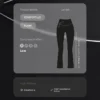 Pantalon évasé taille haute Comfortlux avec nœud Pantalon évasé taille haute Comfortlux avec nœud