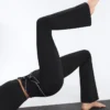 Pantalon évasé taille haute Comfortlux avec nœud Pantalon évasé taille haute Comfortlux avec nœud