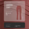 Pantalon évasé à taille haute Comfortlux à taille drapée Pantalon évasé à taille haute Comfortlux à taille drapée