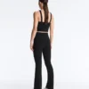 Pantalon évasé taille haute Evermove Pantalon évasé taille haute Evermove