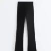 Pantalon évasé taille haute Evermove Pantalon évasé taille haute Evermove