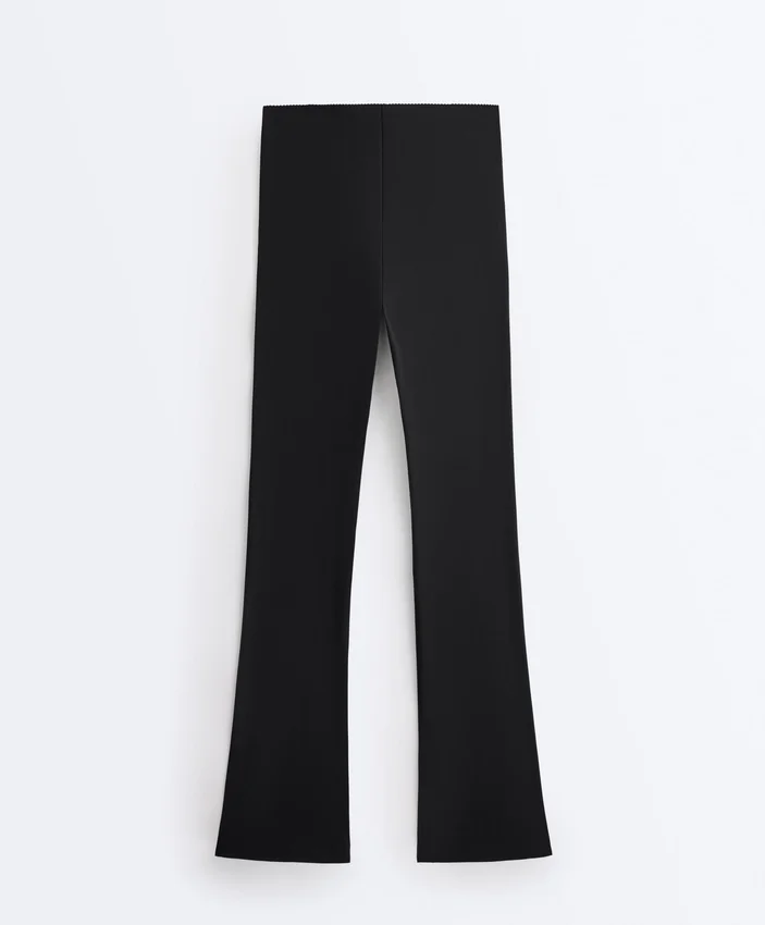 Pantalon évasé à taille haute Raise Up et effet compressif Pantalon évasé à taille haute Raise Up et effet compressif