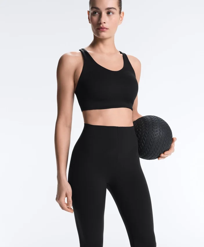 Pantalon évasé à taille haute Raise Up et effet compressif Pantalon évasé à taille haute Raise Up et effet compressif