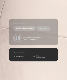 Pantalons bootcut sans coutures à taille haute ultra-chauds