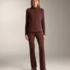 Pantalons bootcut sans coutures à taille haute ultra-chauds Pantalons bootcut sans coutures à taille haute ultra-chauds