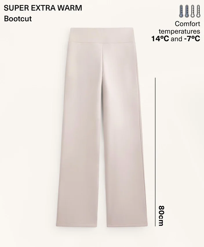 Pantalons bootcut sans coutures à taille haute ultra-chauds Pantalons bootcut sans coutures à taille haute ultra-chauds