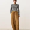 Pantalons bouffants en mélange de lyocell et 24 % de lin avec coutures Pantalons bouffants en mélange de lyocell et 24 % de lin avec coutures