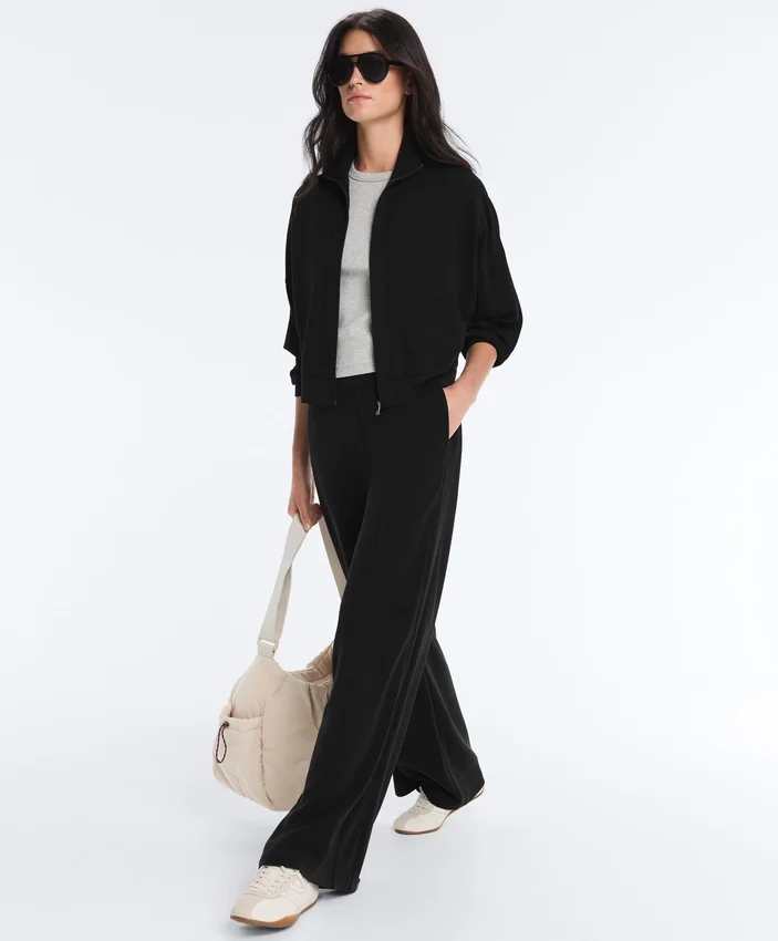 Veste en modal Soft Touch avec ourlet ajouré Veste en modal Soft Touch avec ourlet ajouré