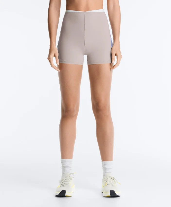 Pantalons taille haute compressifs 10 cm contrastés Pantalons taille haute compressifs 10 cm contrastés