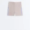Pantalons taille haute compressifs 10 cm contrastés Pantalons taille haute compressifs 10 cm contrastés