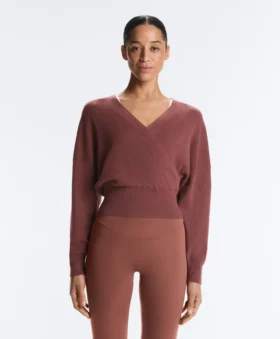 Pull en maille croisé