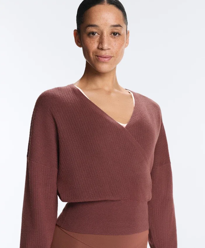 Pull en maille croisé Pull en maille croisé