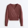 Pull en maille croisé Pull en maille croisé