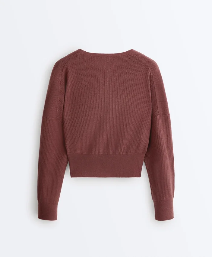 Pull en maille croisé Pull en maille croisé