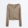 Pull en maille fine côtelée Pull en maille fine côtelée