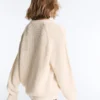 Pull en maille torsadée 100 % coton Pull en maille torsadée 100 % coton