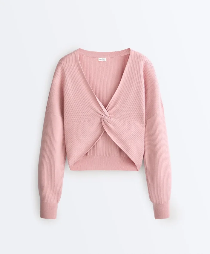 Pull en maille torsadée Pull en maille torsadée