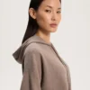 Pull long à capuche en maille Pull long à capuche en maille