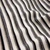 Pull sans manches en maille à rayures et col en V