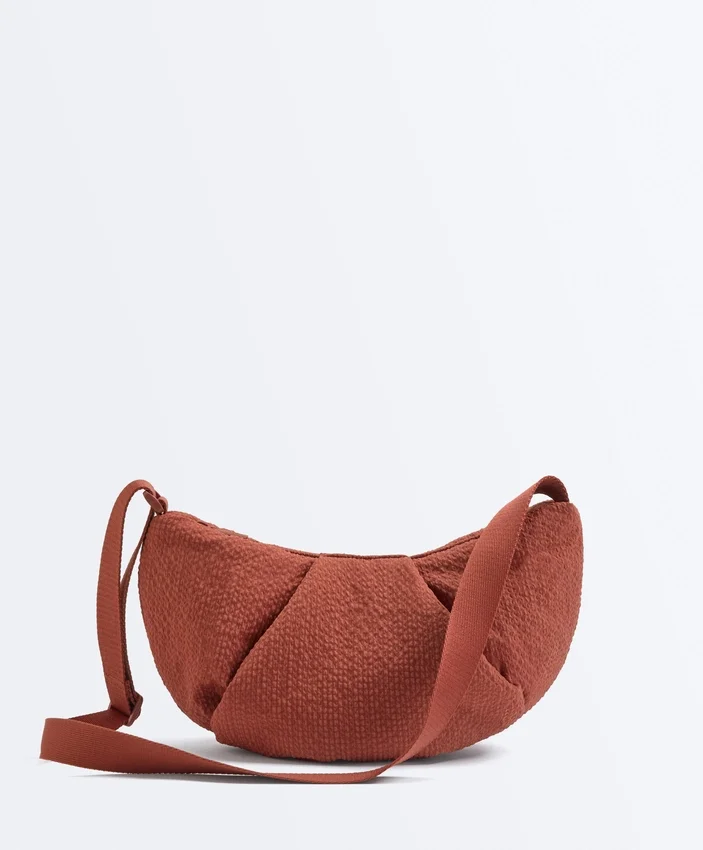 Sac à bandoulière matelassé texturé Sac à bandoulière matelassé texturé
