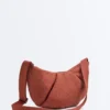 Sac à bandoulière matelassé texturé Sac à bandoulière matelassé texturé