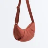 Sac à bandoulière matelassé texturé Sac à bandoulière matelassé texturé