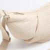Sac à bandoulière matelassé texturé Sac à bandoulière matelassé texturé