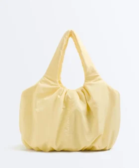 Sac cabas froncé