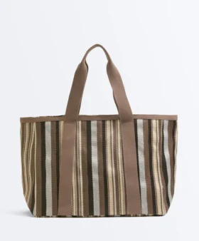 Sac cabas à rayures
