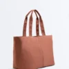 Sac cabas souple avec fermeture à glissière Sac cabas souple avec fermeture à glissière