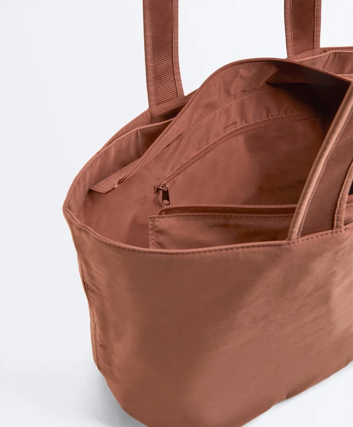 Sac cabas souple avec fermeture à glissière Sac cabas souple avec fermeture à glissière