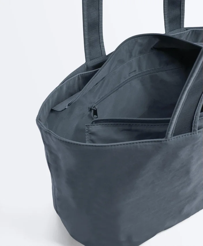Sac cabas souple avec fermeture à glissière Sac cabas souple avec fermeture à glissière