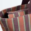 Sac fourre-tout en toile rayée Sac fourre-tout en toile rayée