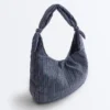 Sac rayé avec nœud