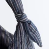 Sac rayé avec nœud