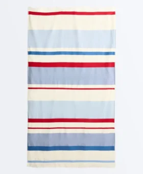 Serviette rayée 100 % coton Serviette rayée 100 % coton