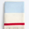 Serviette rayée 100 % coton